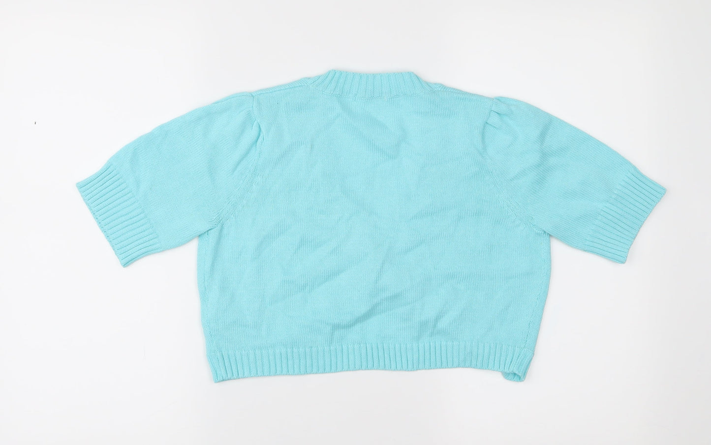 Damart Womens Blue  Knit Cardigan Jumper Size 10