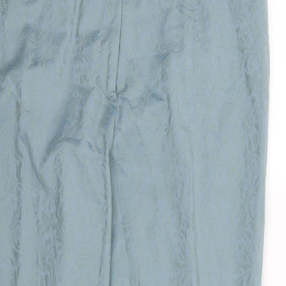 Taifun Womens Blue Floral  Trousers  Size 20 L27 in