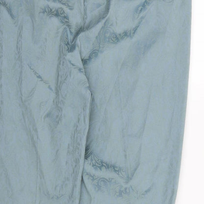 Taifun Womens Blue Floral  Trousers  Size 20 L27 in