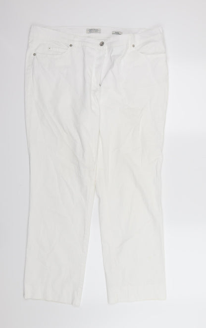 Gerry Weber Womens White   Trousers  Size 20 L28 in