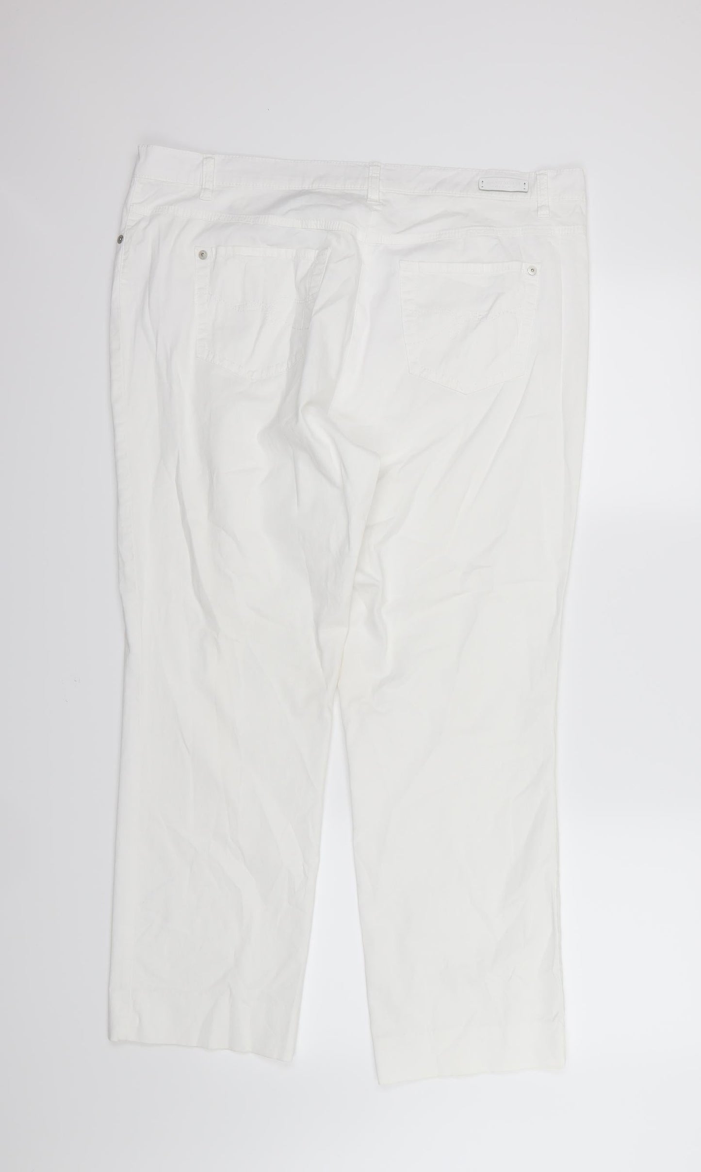 Gerry Weber Womens White   Trousers  Size 20 L28 in