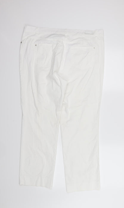 Gerry Weber Womens White   Trousers  Size 20 L28 in