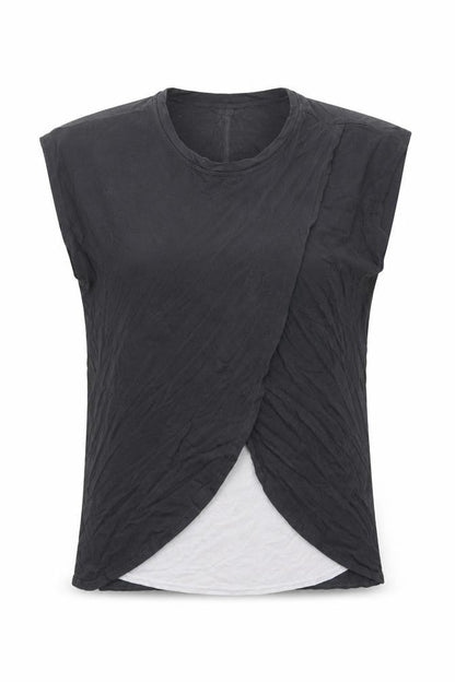 Womens UK Size L Preworn Grey Basic T-Shirt