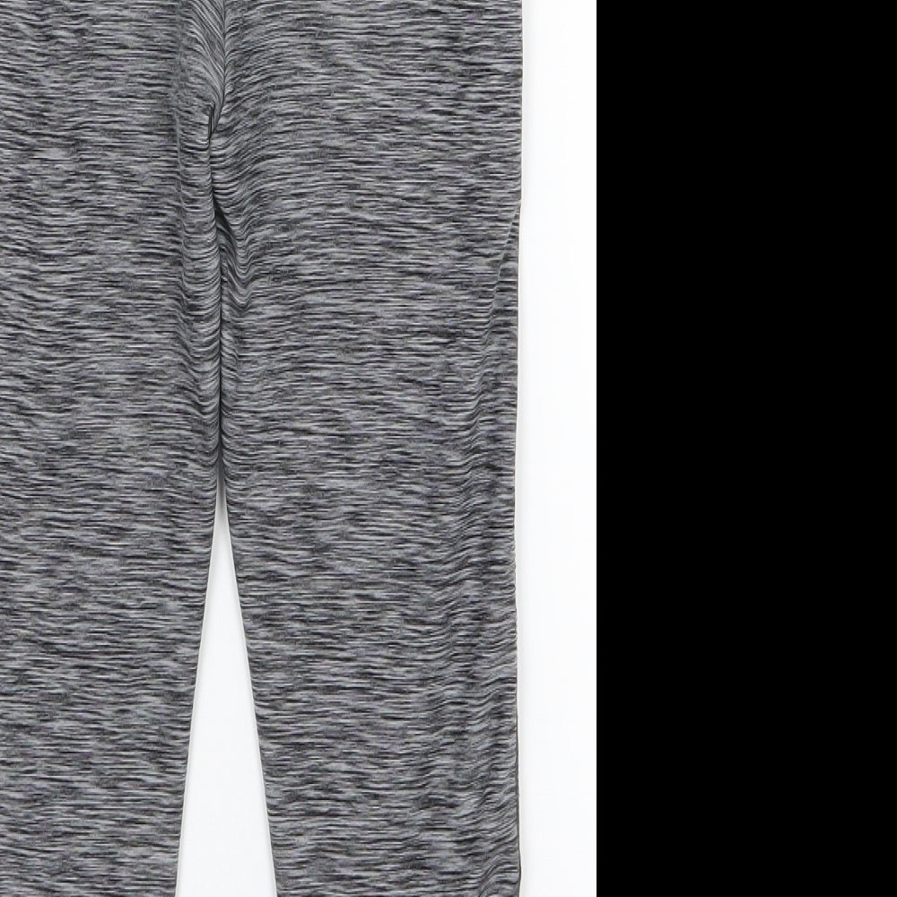 H&M Girls Grey   Compression Shorts Size 8-9 Years