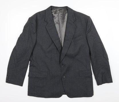 Mens UK Size 40 Preworn Regular Blue Suit Jacket