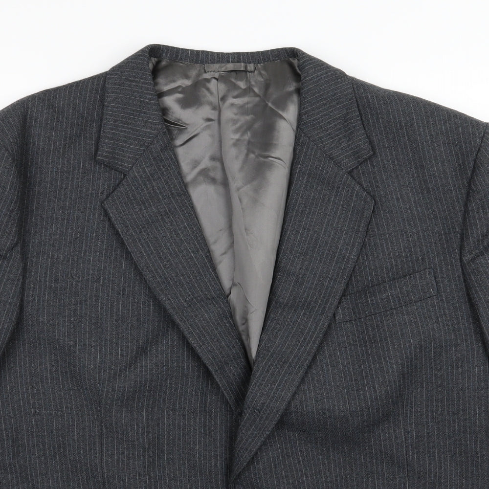 Mens UK Size 40 Preworn Regular Blue Suit Jacket