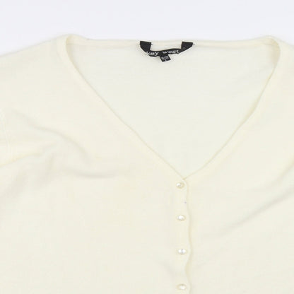 Key West Womens Ivory   Cardigan Jumper Size 18