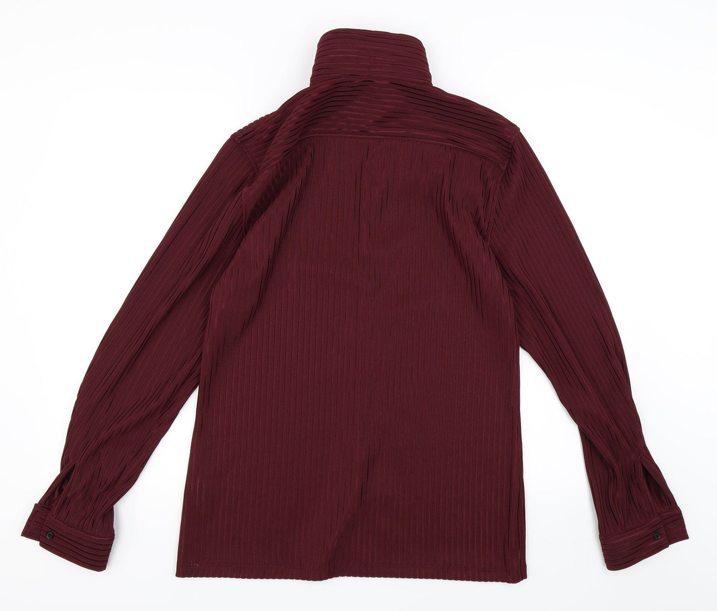 Mens UK Size M River Island Purple  Button-Up Long Sleeve Casual Shirt