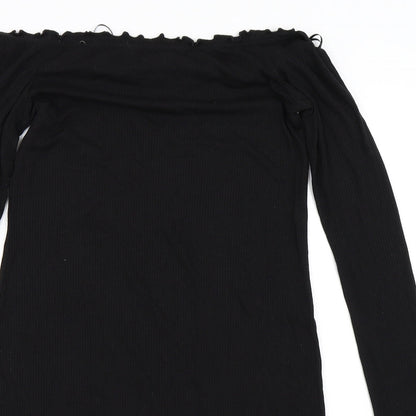 H&M Womens Black   Bodycon  Size M