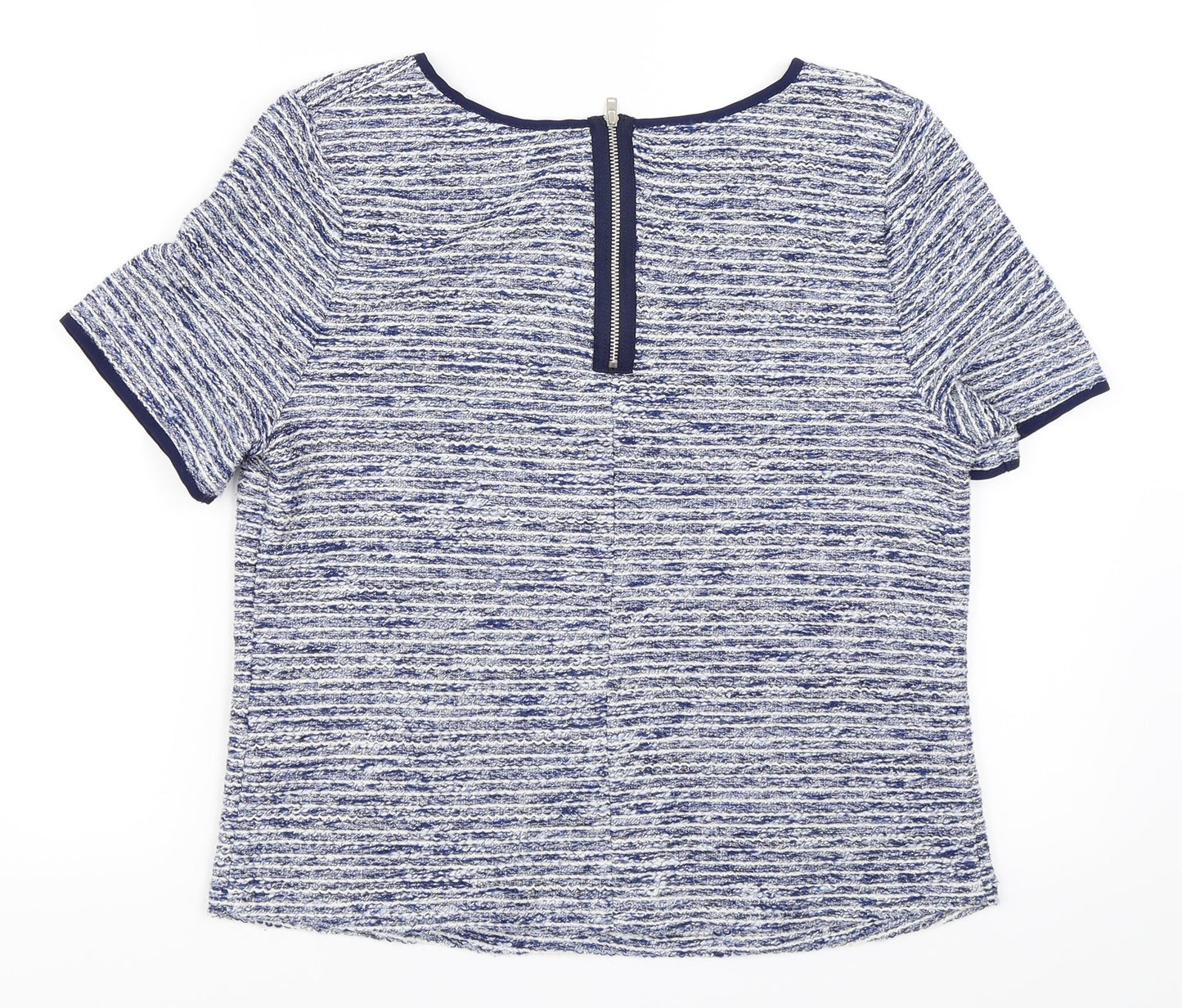 Womens UK Size M Oasis Blue Basic Blouse