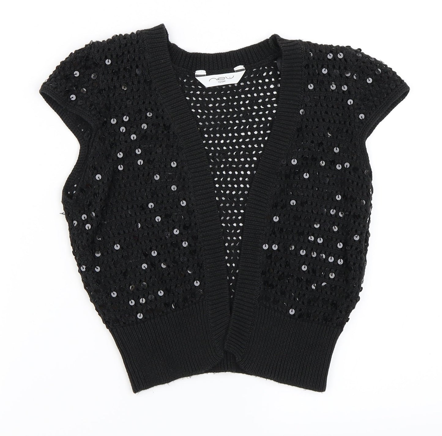 New Look Girls Black   Cardigan Jumper Size S