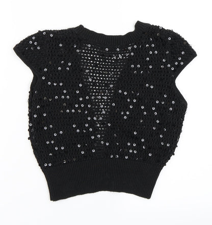New Look Girls Black   Cardigan Jumper Size S