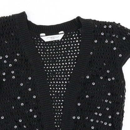 New Look Girls Black   Cardigan Jumper Size S