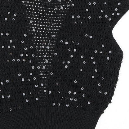 New Look Girls Black   Cardigan Jumper Size S