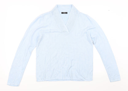 BM Womens Blue   Pullover Jumper Size S