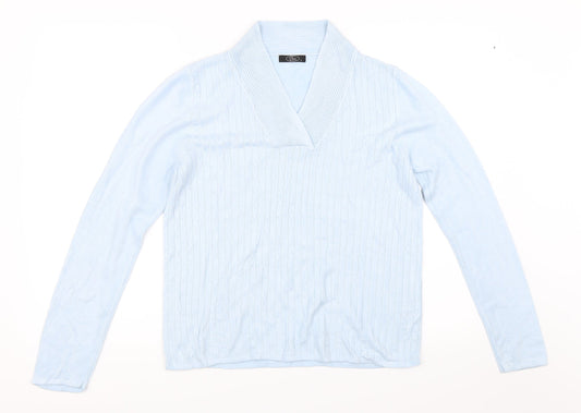 BM Womens Blue   Pullover Jumper Size S