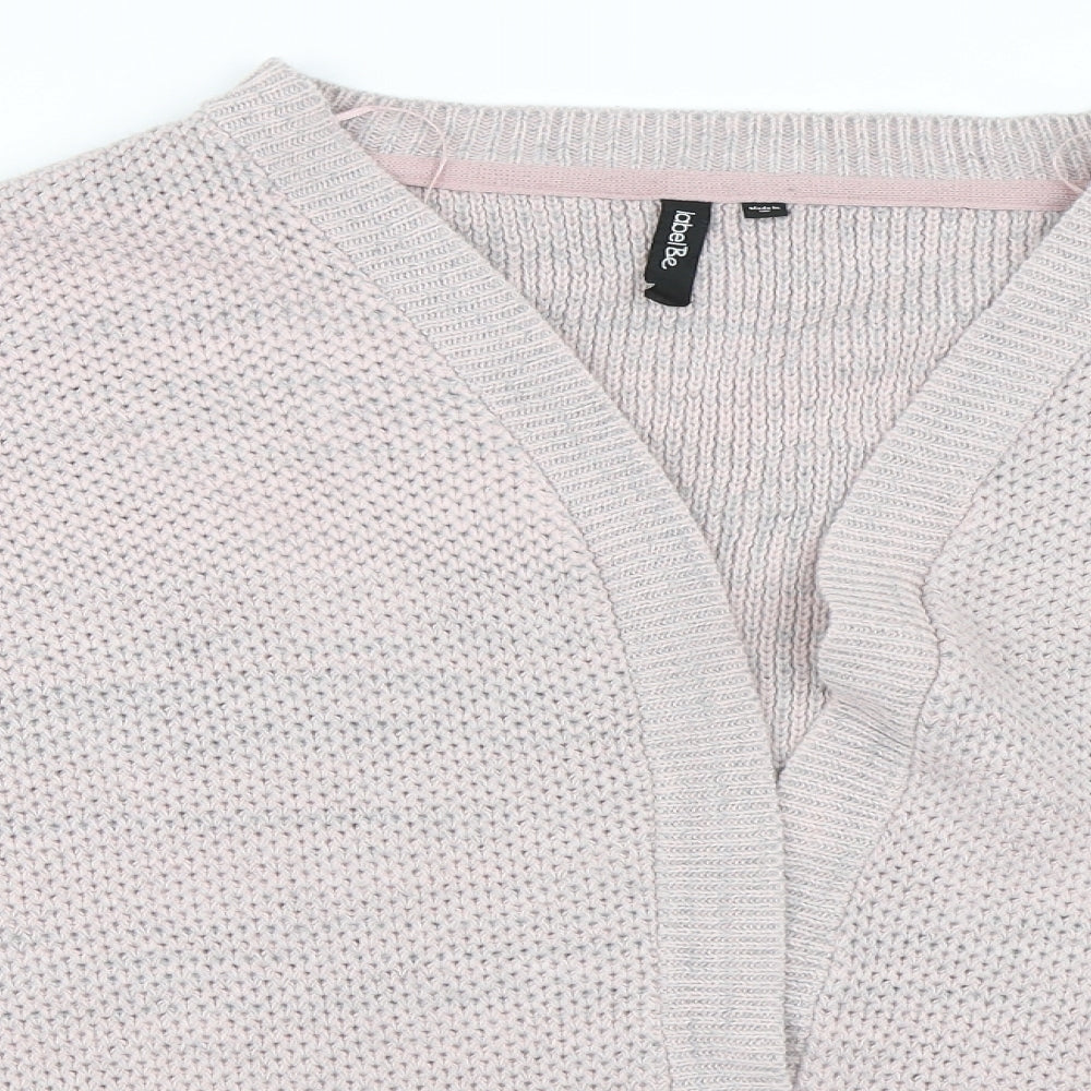 LabelBe Womens Pink   Cardigan Jumper Size XL