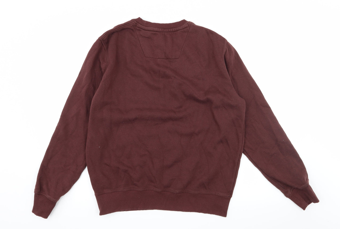 Mens UK Size M F&F Brown Pullover Sweatshirt