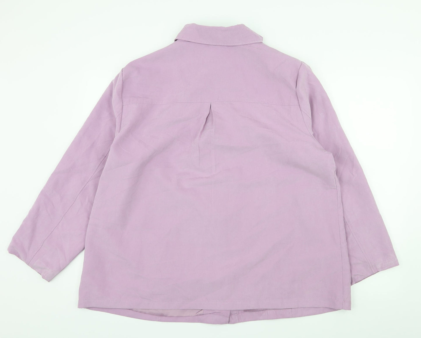 Slimma Womens Purple   Pea Coat Coat Size 20