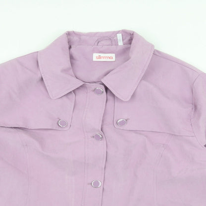 Slimma Womens Purple   Pea Coat Coat Size 20