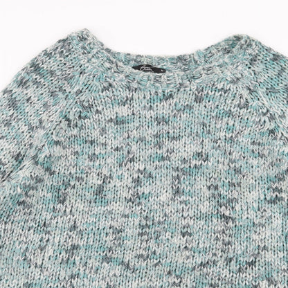 Bonmarché Womens Blue  Knit Pullover Jumper Size M