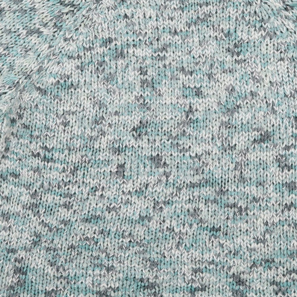Bonmarché Womens Blue  Knit Pullover Jumper Size M