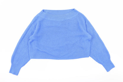 Gina Tricot Womens Blue  Knit Pullover Jumper Size L