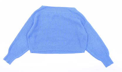 Gina Tricot Womens Blue  Knit Pullover Jumper Size L