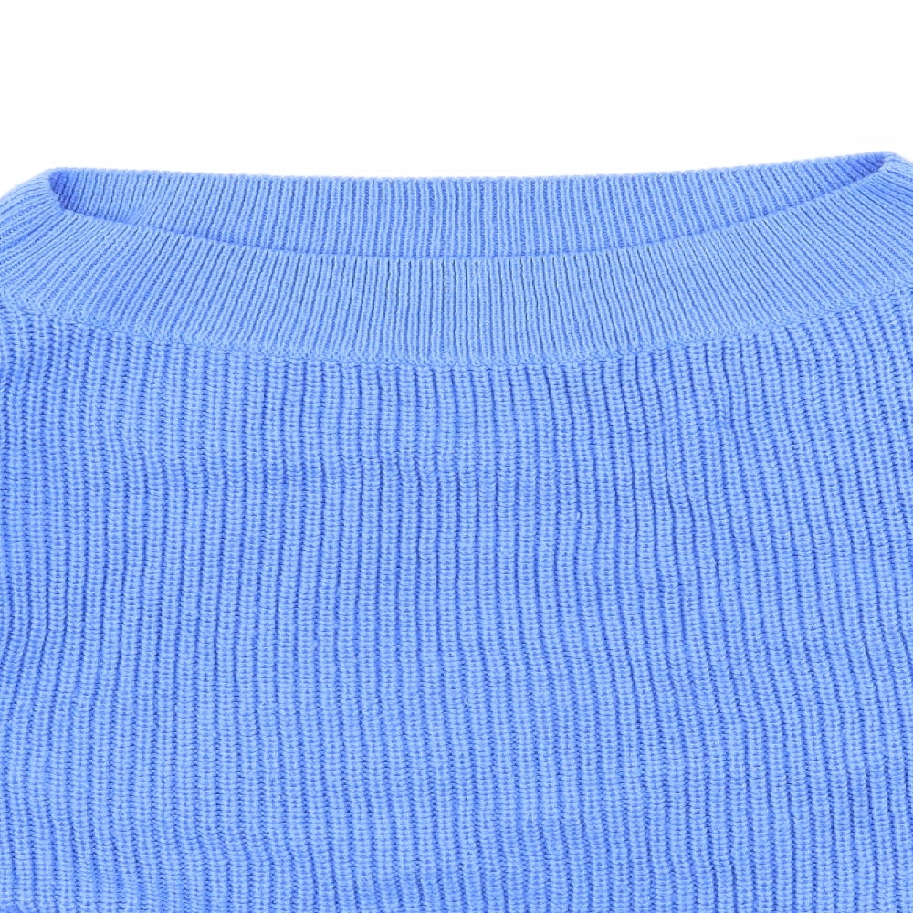 Gina Tricot Womens Blue  Knit Pullover Jumper Size L