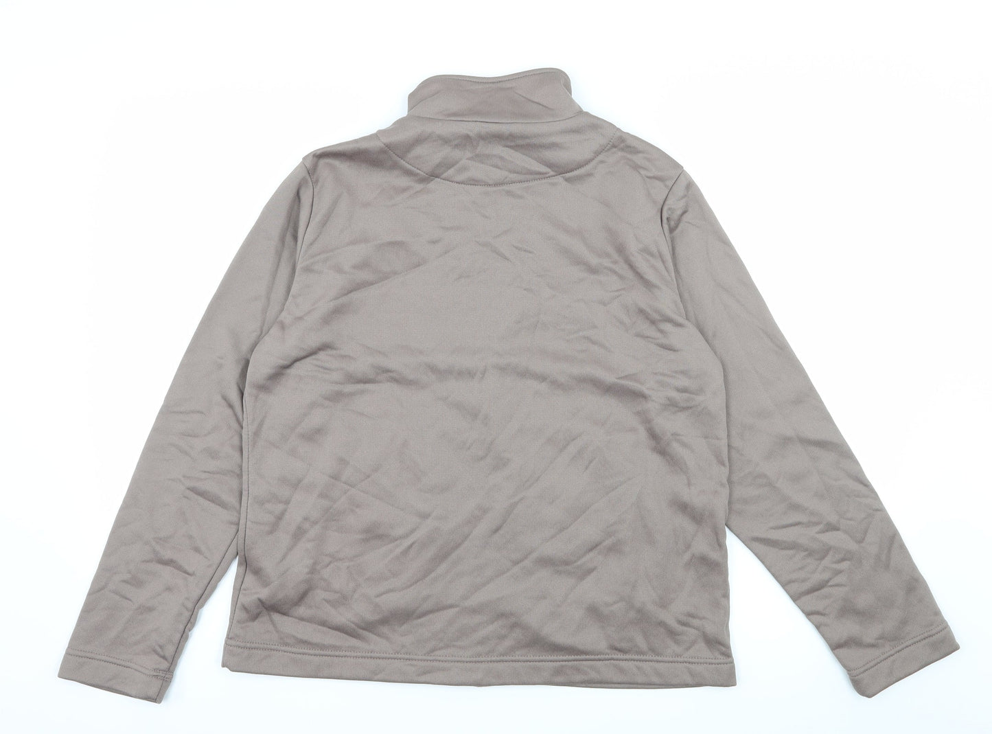 Damart Womens Brown  Jersey Full Zip Sweatshirt Size 10  - Rose