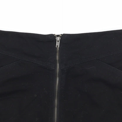 Divided by H&M Womens Beige  Denim A-Line Skirt Size 6