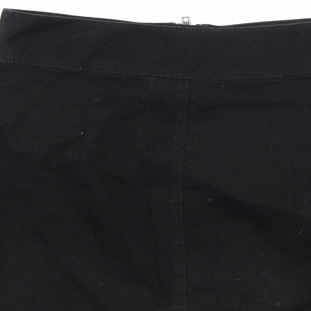 Divided by H&M Womens Beige  Denim A-Line Skirt Size 6