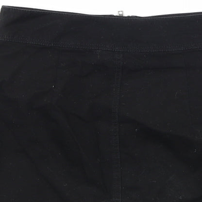 Divided by H&M Womens Beige  Denim A-Line Skirt Size 6