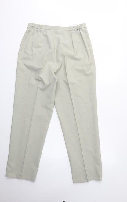 Womens UK Size 16 Berkertex Regular Fit  Green Trousers