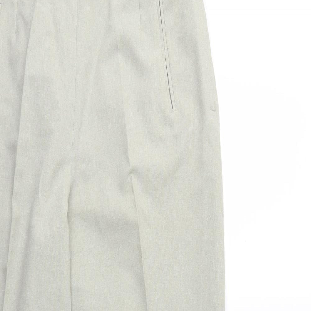 Womens UK Size 16 Berkertex Regular Fit  Green Trousers