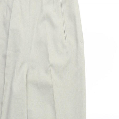 Womens UK Size 16 Berkertex Regular Fit  Green Trousers