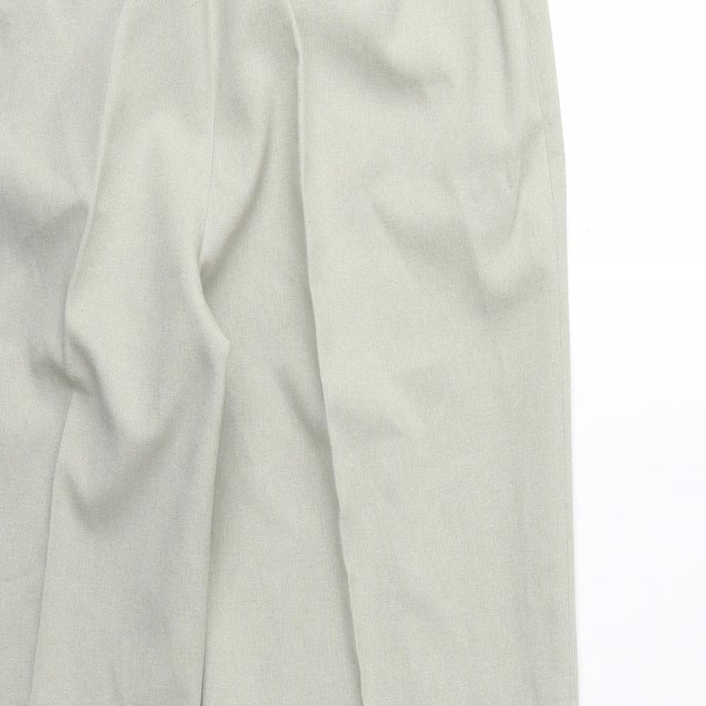 Womens UK Size 16 Berkertex Regular Fit  Green Trousers