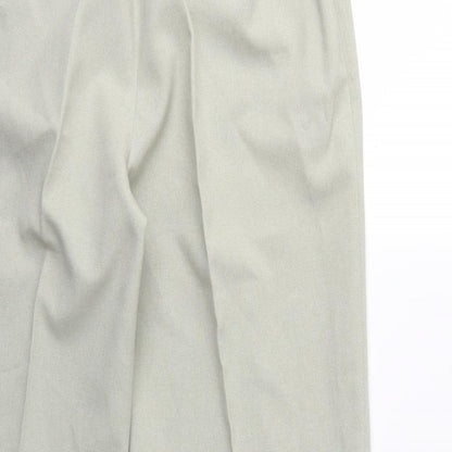 Womens UK Size 16 Berkertex Regular Fit  Green Trousers
