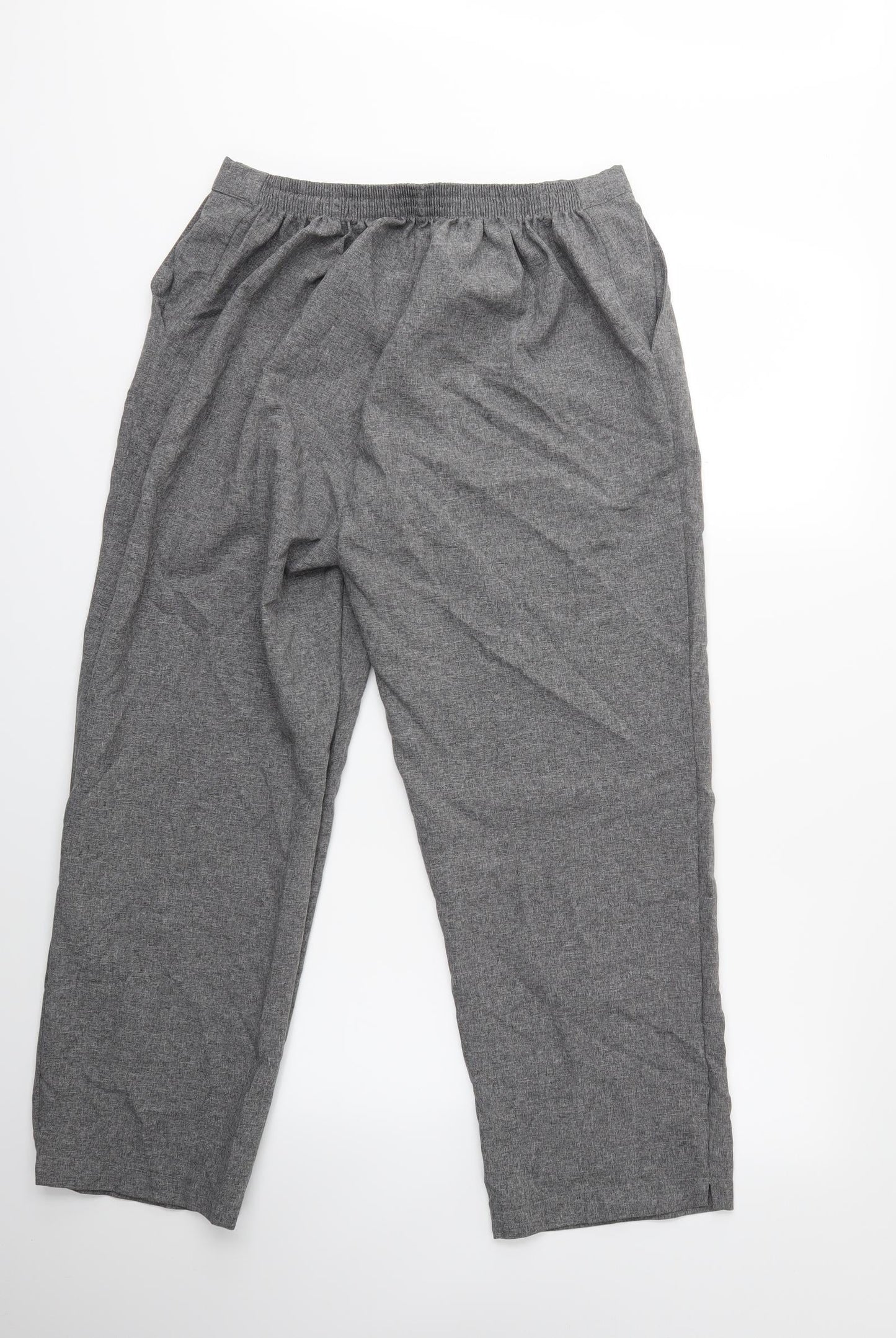 Womens UK Size 20 Preworn Regular Fit  Grey Trousers