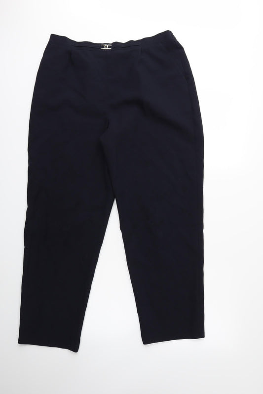 Classic Womens Blue   Trousers  Size 16 L27 in