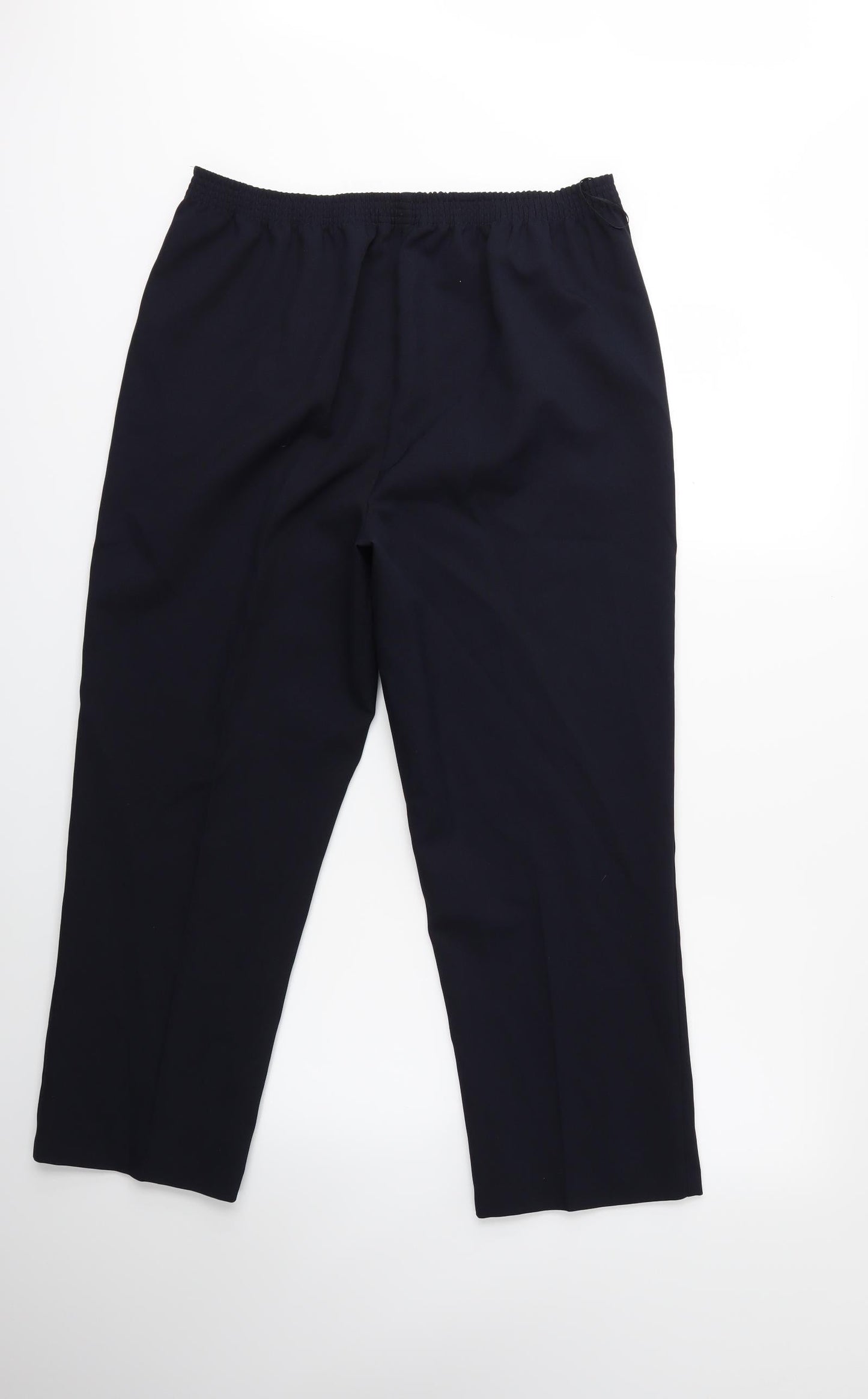 Womens UK Size 14 Marks and Spencer Regular Fit  Black Trousers
