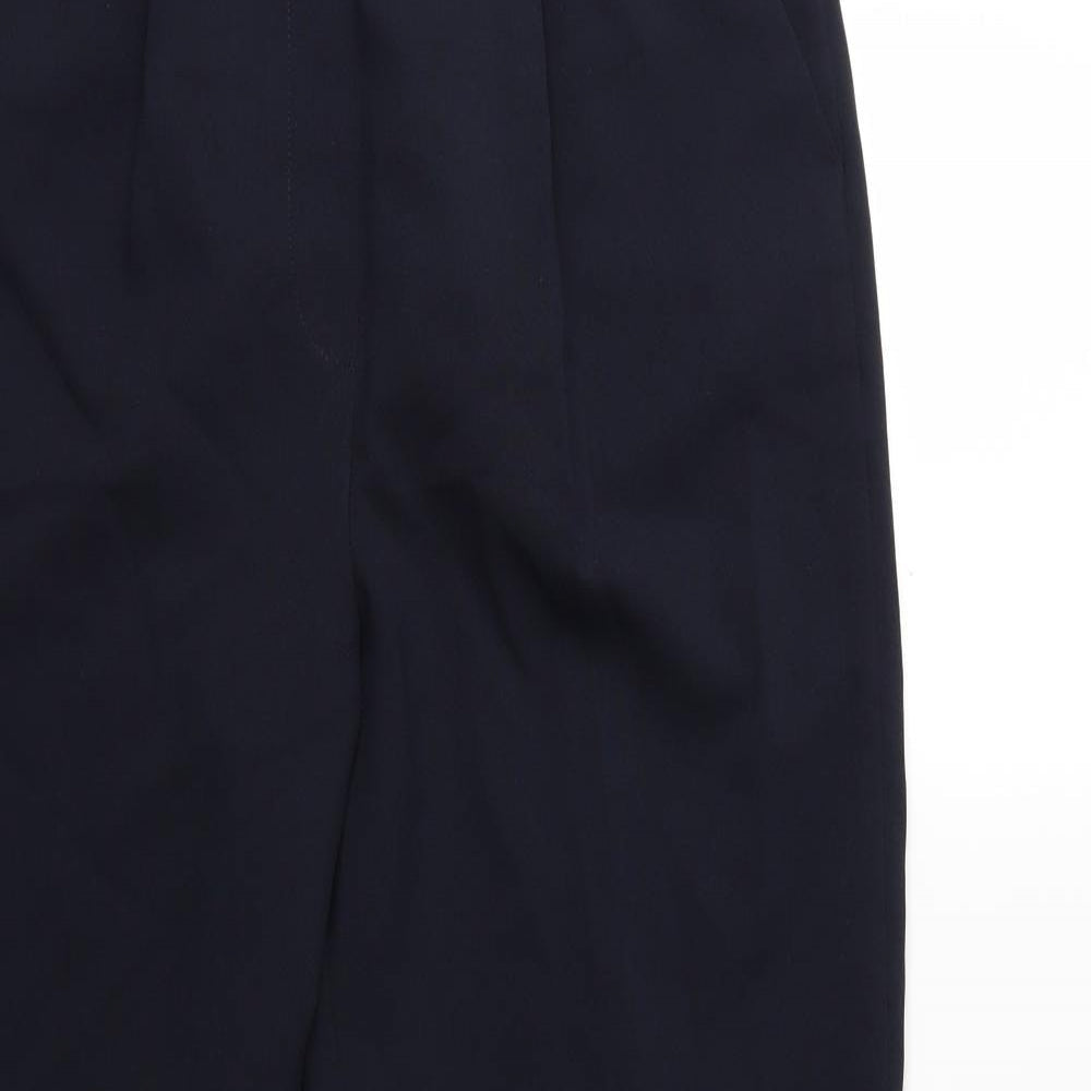 Womens UK Size 14 Marks and Spencer Regular Fit  Black Trousers