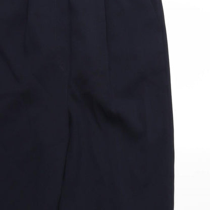 Womens UK Size 14 Marks and Spencer Regular Fit  Black Trousers