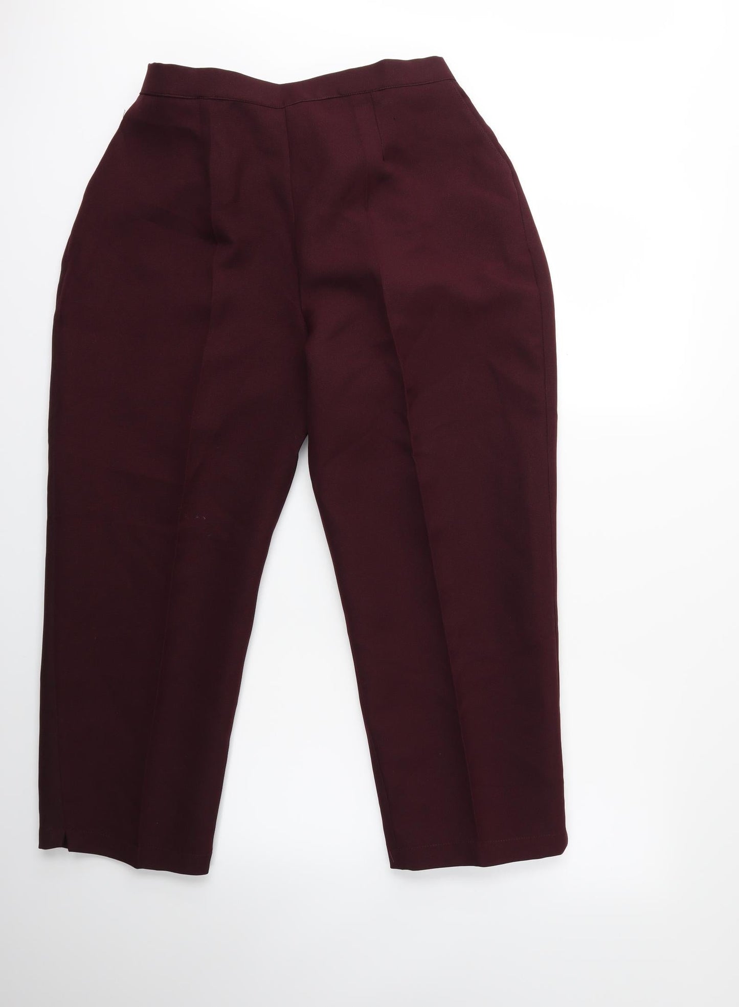 Womens UK Size 20 Preworn Regular Fit  Purple Trousers