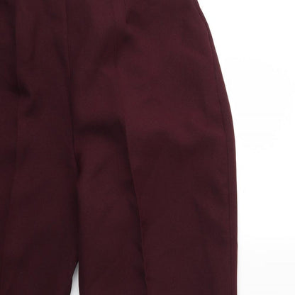 Womens UK Size 20 Preworn Regular Fit  Purple Trousers