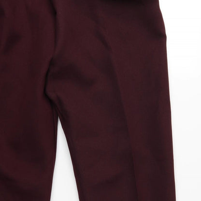 Womens UK Size 20 Preworn Regular Fit  Purple Trousers