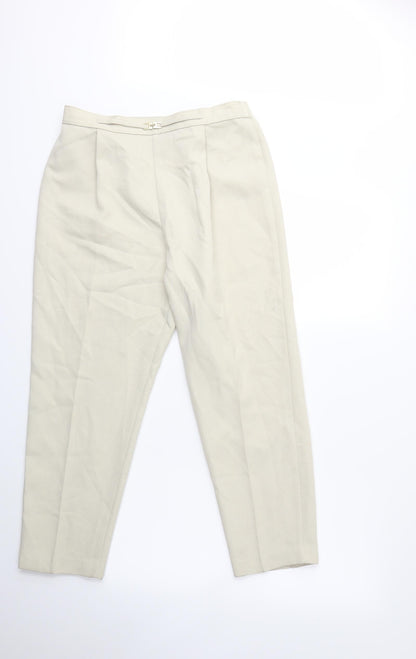 Womens UK Size 14 Berkertex Regular Fit  Beige Trousers