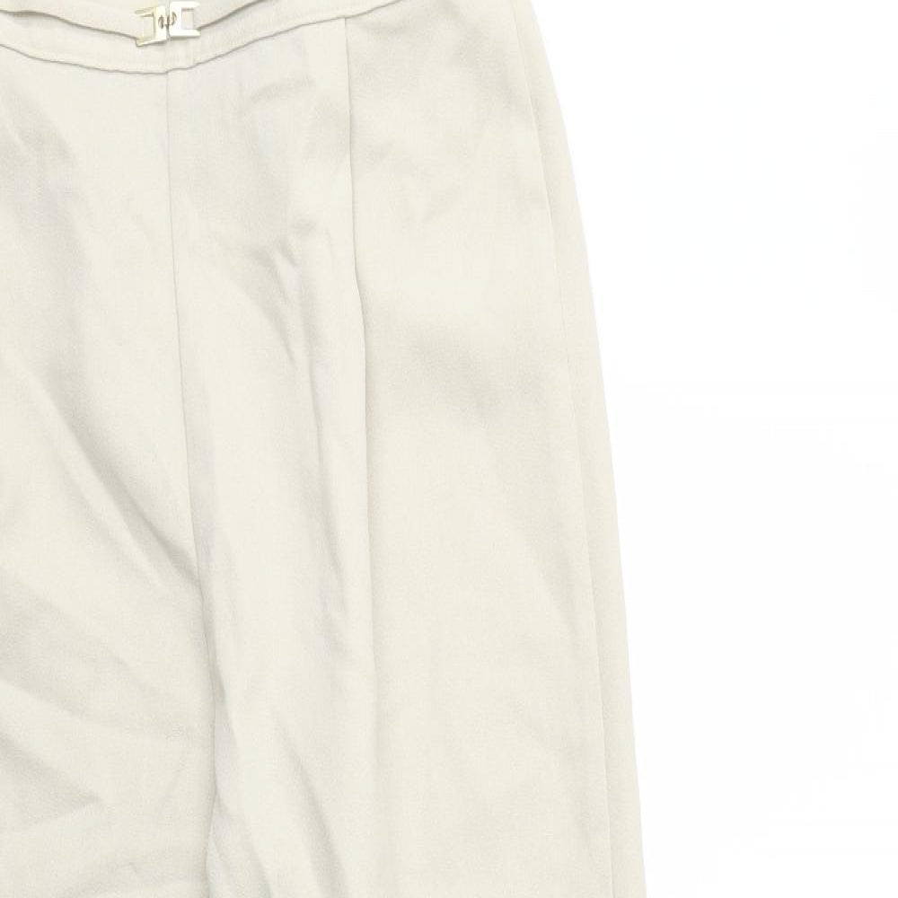 Womens UK Size 14 Berkertex Regular Fit  Beige Trousers