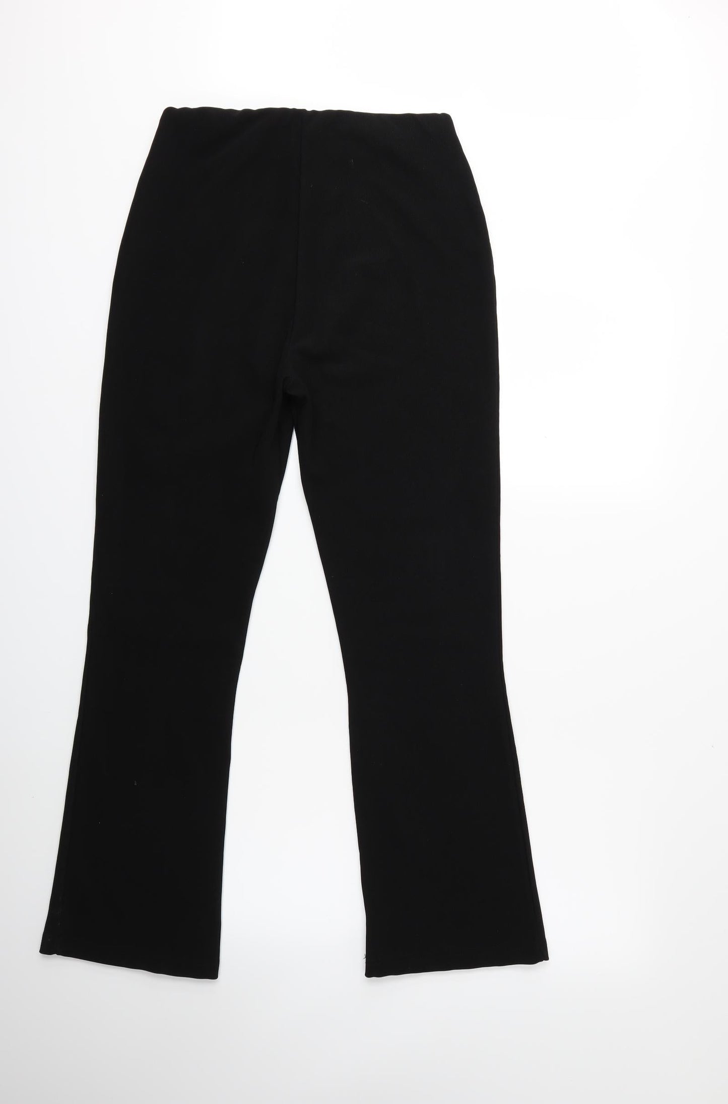 Womens UK Size 12 Preworn Regular Fit  Black Trousers