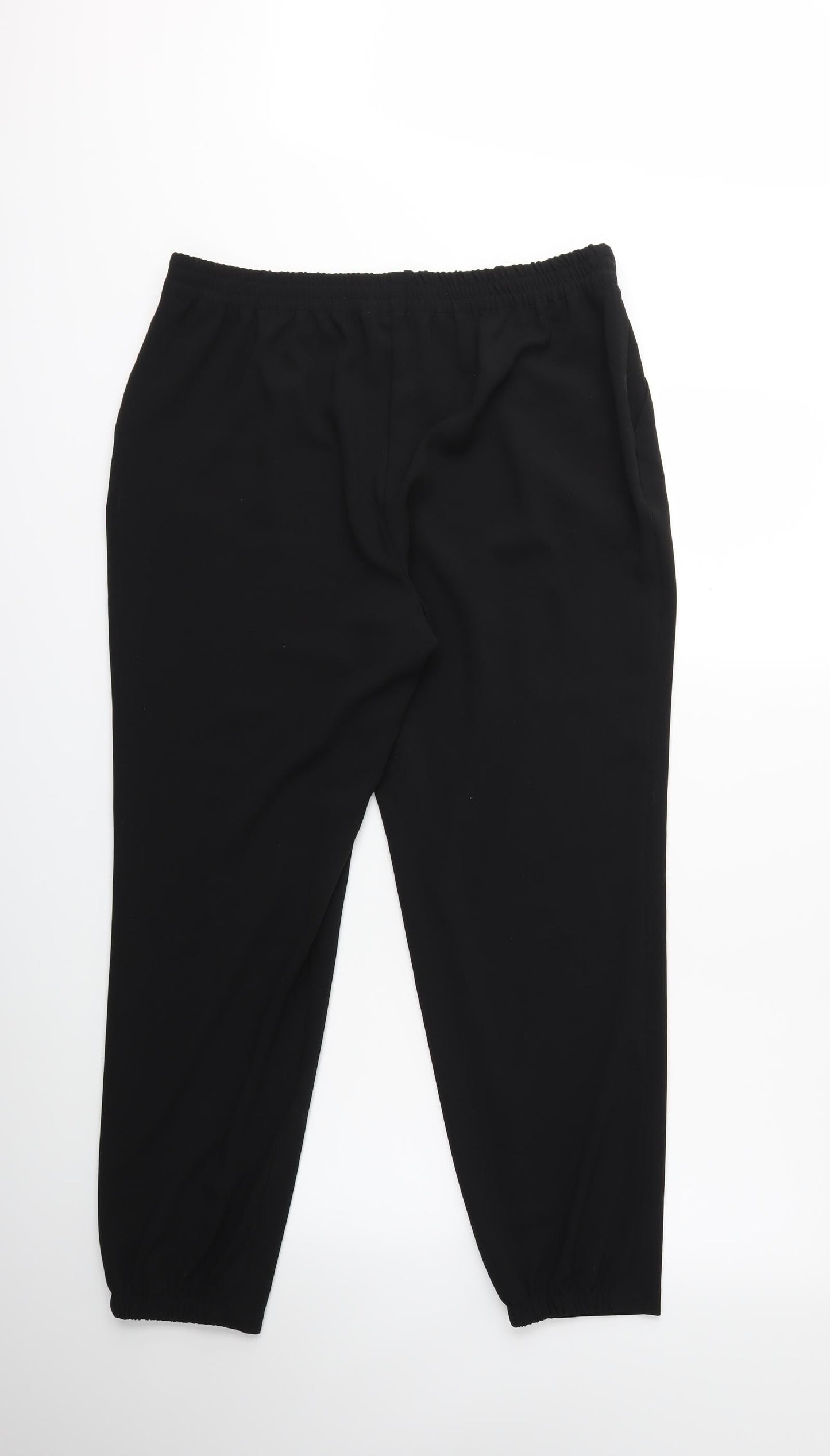 Womens UK Size 34 in Marks and Spencer Regular Fit  Black Trousers